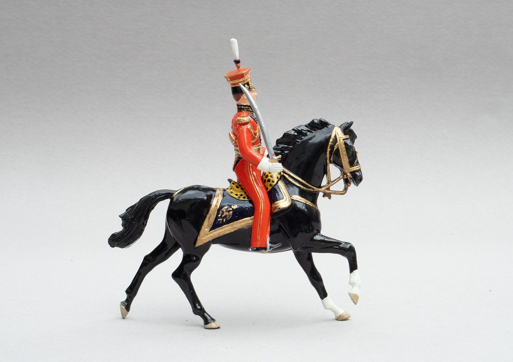 Set 106 General Edouard Colbert | Cavalry | Napoleonic Wars | Commander of the Dutch Lancers, Single mounted officer on black horse | Waterloo | © Imperial Productions | Sculpt by David Cowe