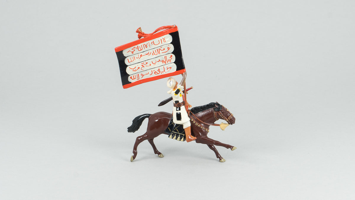 54 Mahdist Banner Bearer, mounted