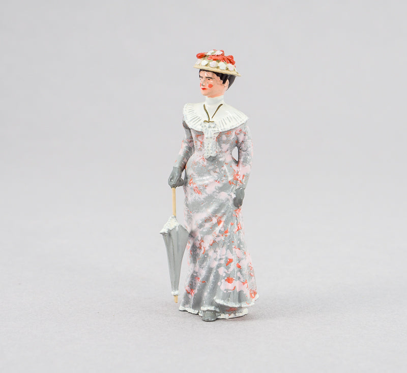 TA06 Lady with closed parasol