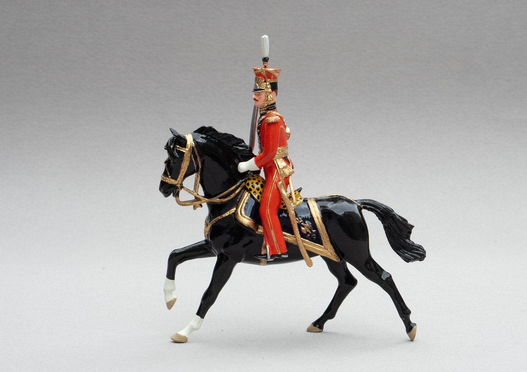 Set 106 General Edouard Colbert | Cavalry | Napoleonic Wars | Commander of the Dutch Lancers, Single mounted officer on black horse | Waterloo | © Imperial Productions | Sculpt by David Cowe