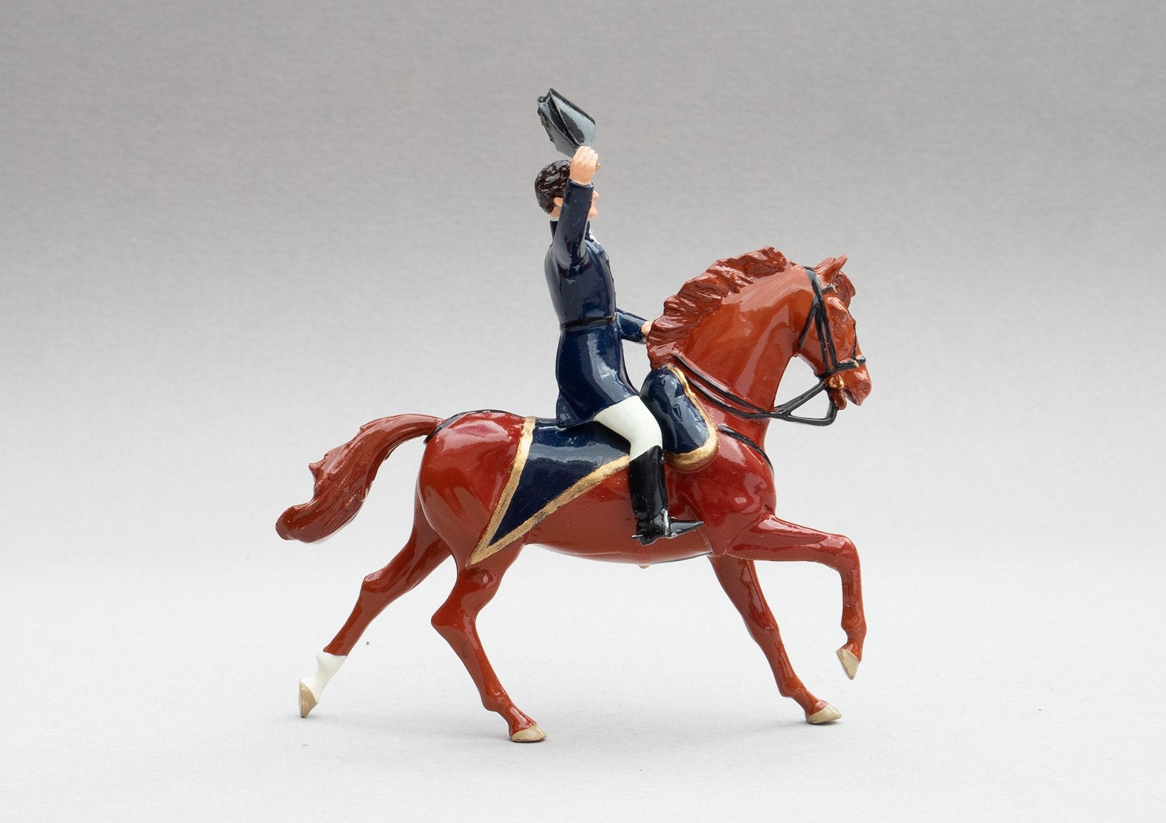 Set 112 Duke of Wellington, Waterloo 1815 | British | Napoleonic Wars | Arthur Wellesley, the 'Iron Duke' commander of allied forces at Waterloo 1815. Here he is depicted as uniformed at Waterloo, upon his horse Copenhagen | Waterloo | © Imperial Productions | Sculpt by David Cowe