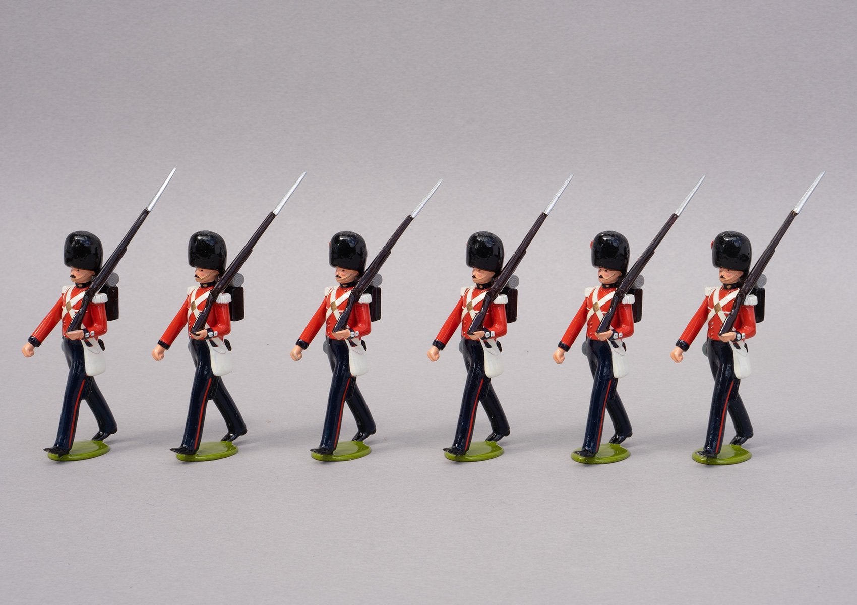 Set 65a Coldstream Guards 1854 | British Infantry | Crimean War | Six men marching at slope arms | Balaclava, Sevastapol, Alma | © Imperial Productions | Sculpt by David Cowe