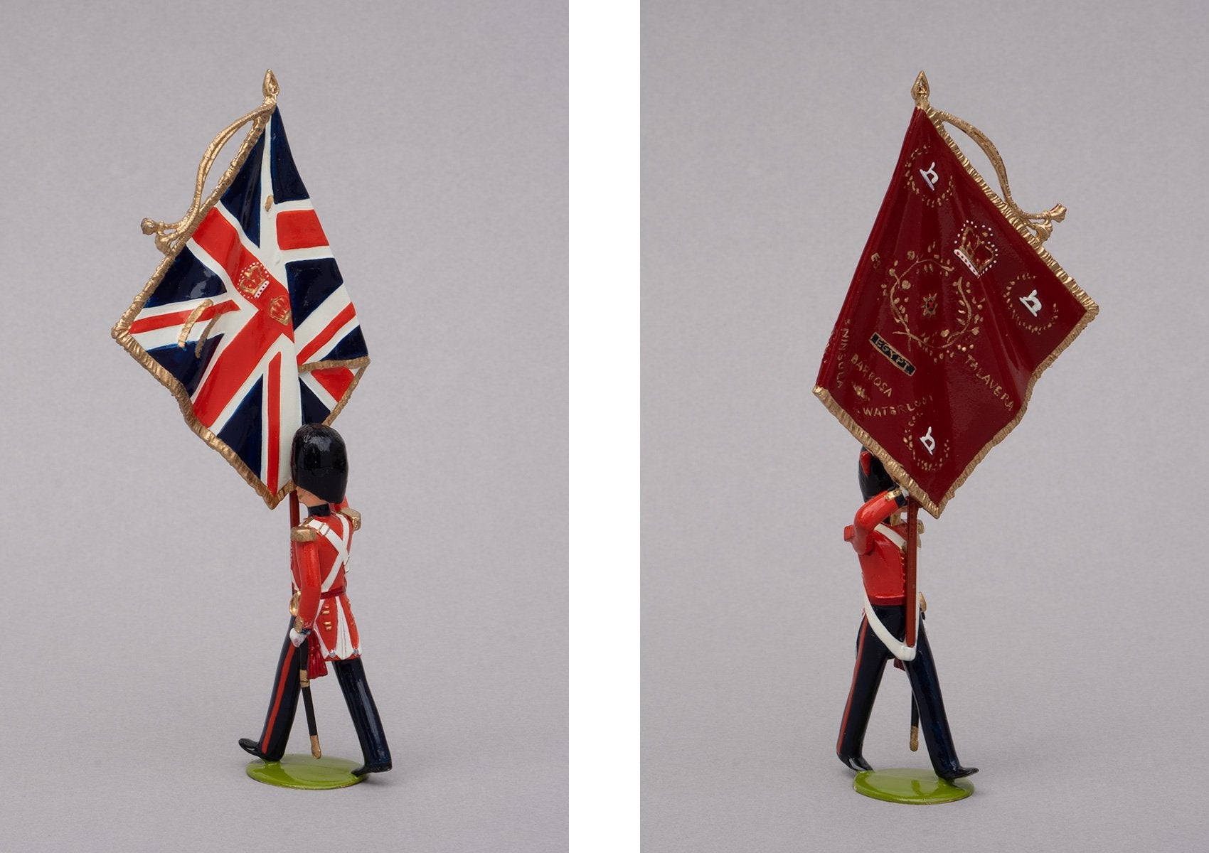 Set 67 Coldstream Guards 1854, Colour Party | British Infantry | Crimean War | The colours | Balaclava, Sevastapol, Alma | © Imperial Productions | Sculpt by David Cowe