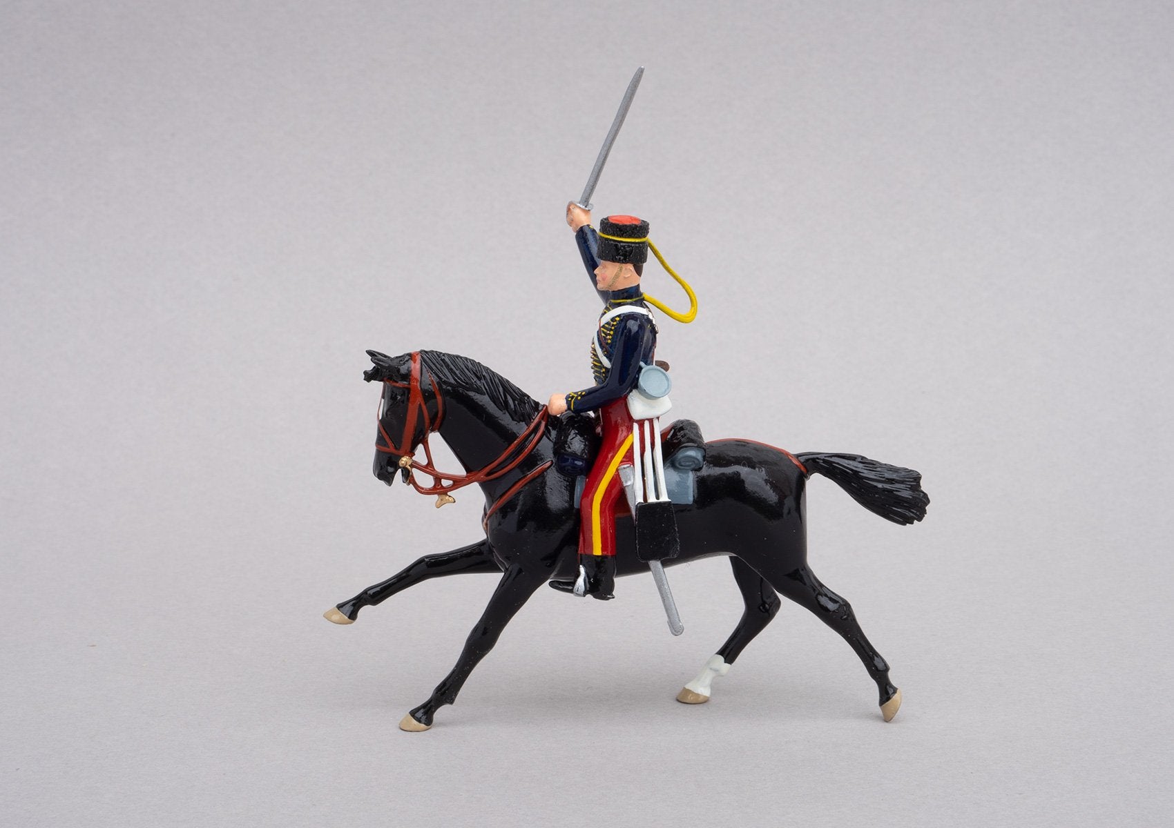 Set 88 11th Hussars 1854 | British Cavalry | Crimean War | Single Mounted Hussar | Balaclava, Sevastapol, Alma, Charge of the Light Brigade | © Imperial Productions | Sculpt by David Cowe