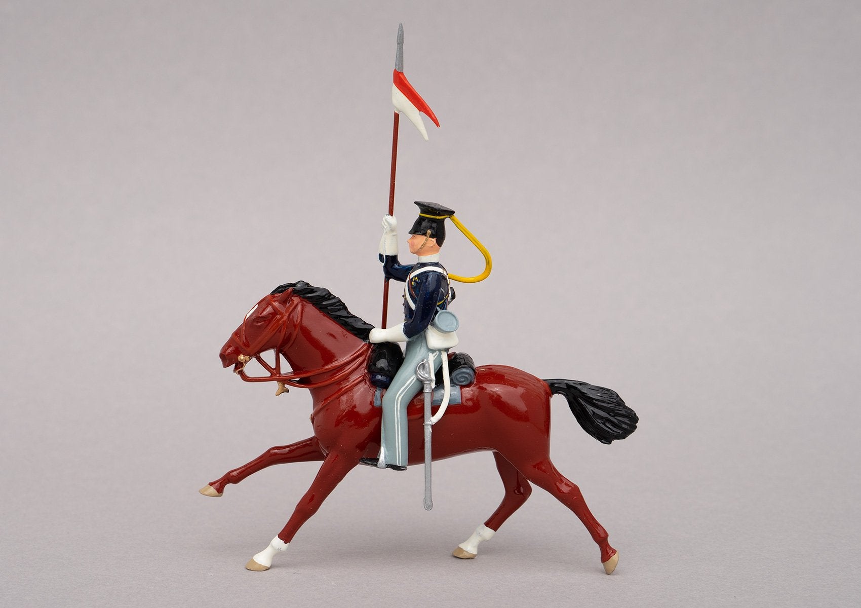 Set 91a 17th Lancers 1854 | British Cavalry | Crimean War | Single Mounted Lancer | Balaclava, Sevastapol, Alma, Charge of the Light Brigade | © Imperial Productions | Sculpt by David Cowe