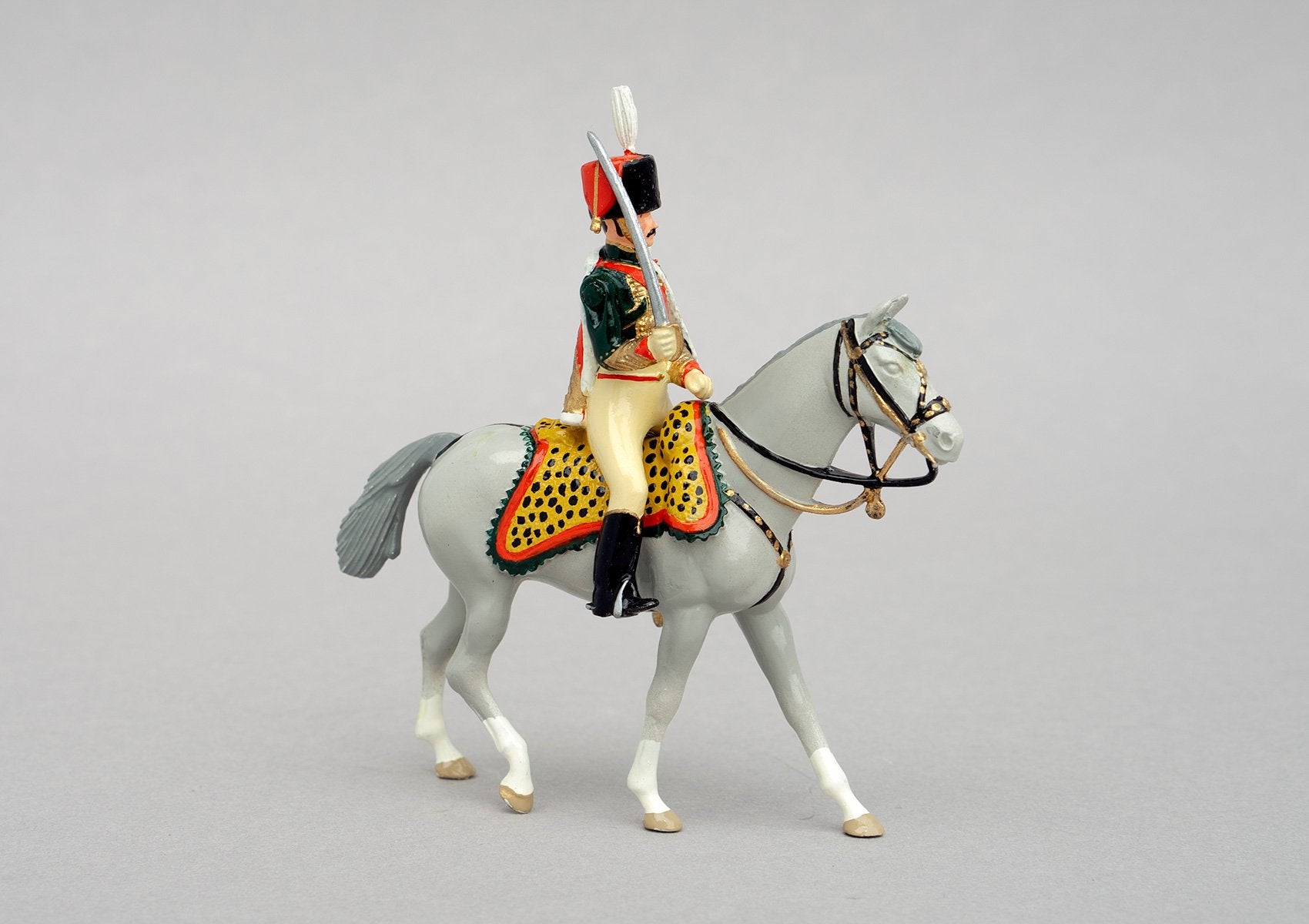 Set 96 Prince Eugene de Beauharnais | French | Napoleonic Wars | Single mounted figure on grey horse | Waterloo | © Imperial Productions | Sculpt by David Cowe