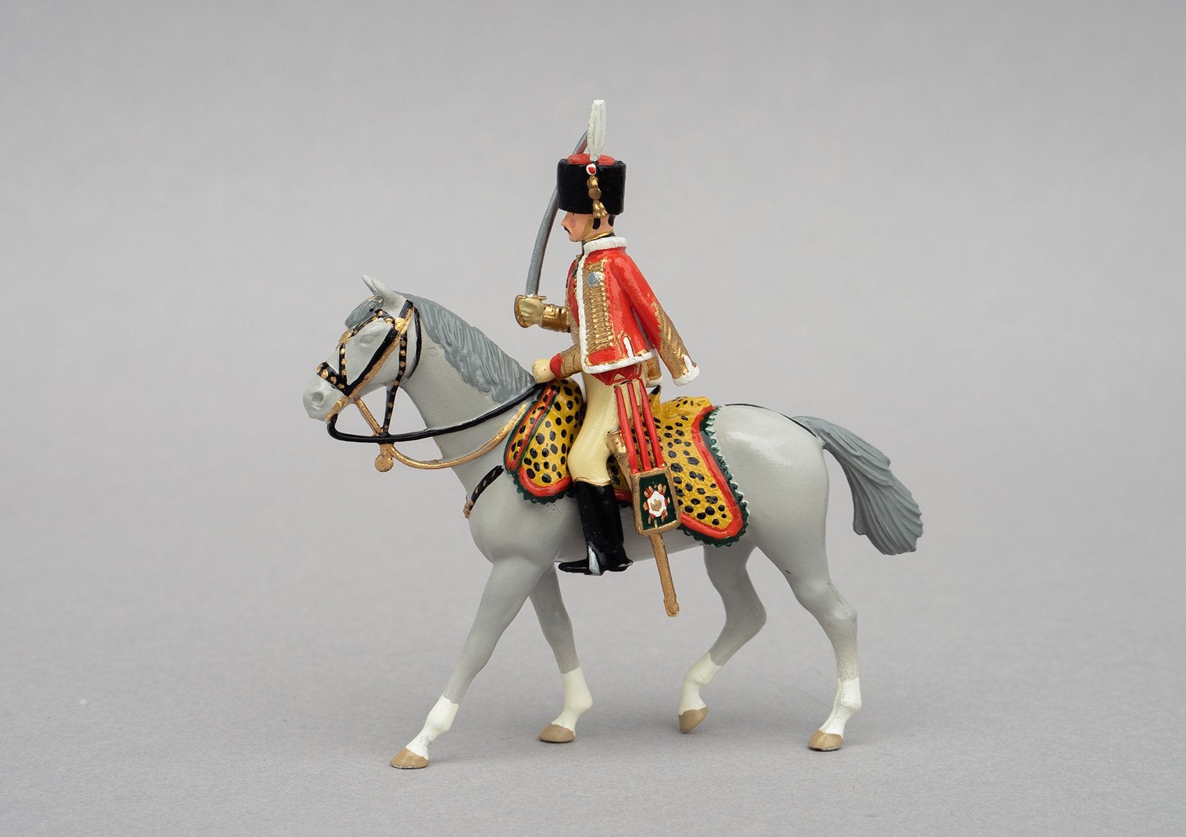 Set 96 Prince Eugene de Beauharnais | French | Napoleonic Wars | Single mounted figure on grey horse | Waterloo | © Imperial Productions | Sculpt by David Cowe