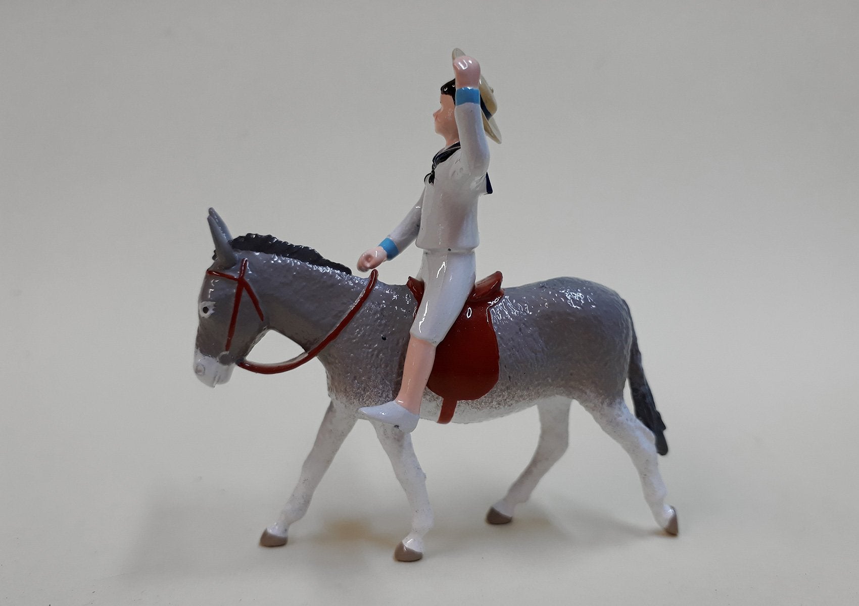 Set TA69 Boy on Donkey | Victorian Children and Animals | Town and Around | © Imperial Productions | Sculpt by David Cowe