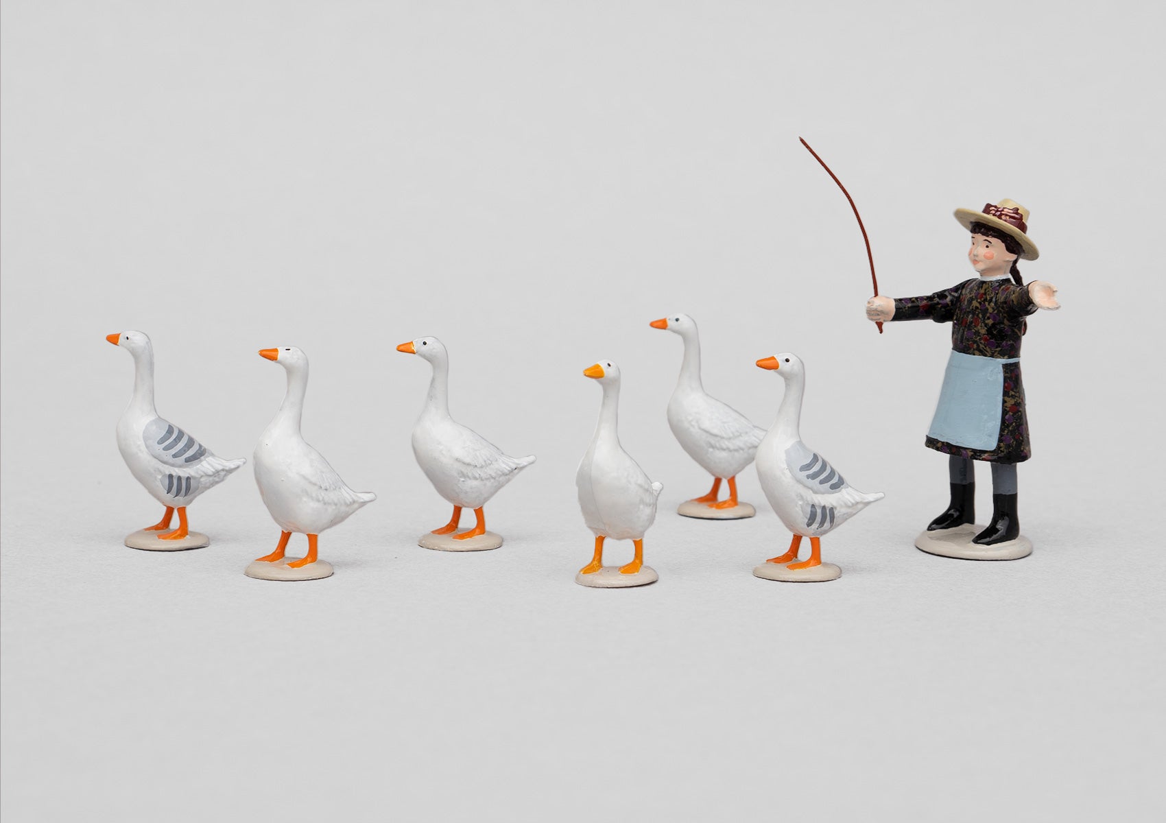 Set 70 Tiny Gooseherd | Victorian Children and Animals | Town and Around | © Imperial Productions | Sculpt by David Cowe